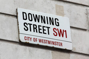 downing street sw1 street sign